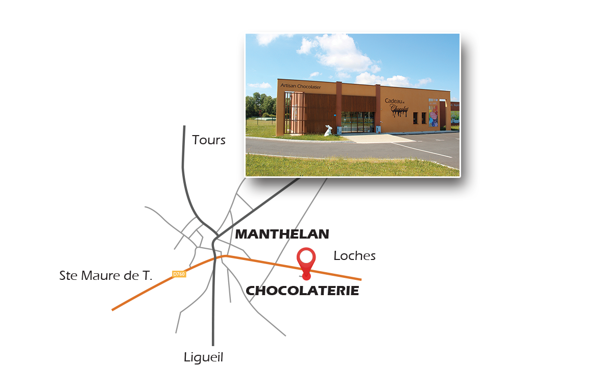 accès chocolaterie de manthelan 37240
