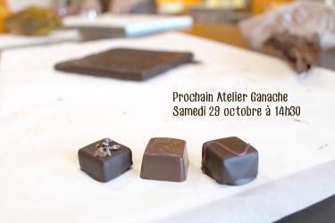 Cours de chocolat spécial Ganache samedi 29 octobre
